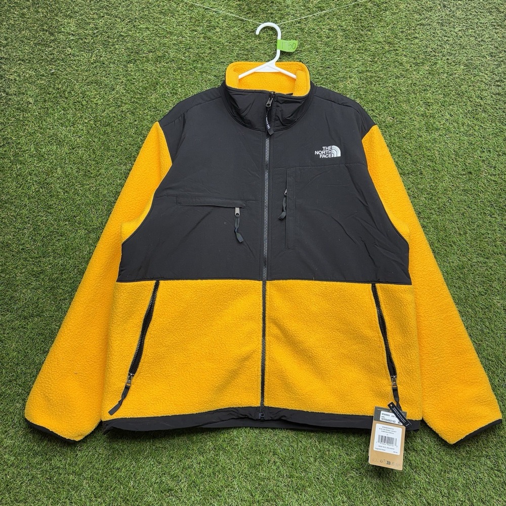 The North Face 95 Retro Denali Jacket Mens XL Heavy Fleece Lemon Hiking NWT